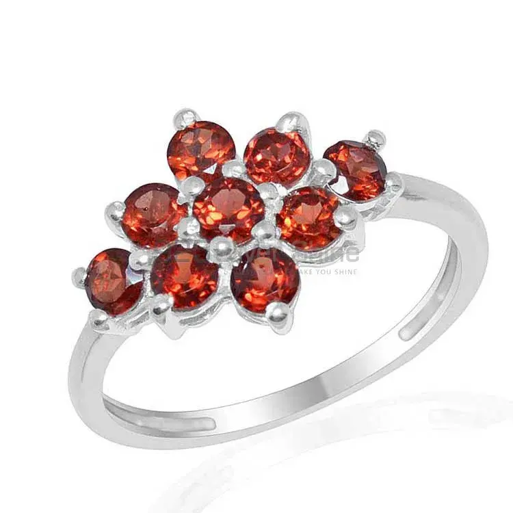 925 Sterling Silver Handmade Rings In Garnet Gemstone Jewelry 925SR1667_1