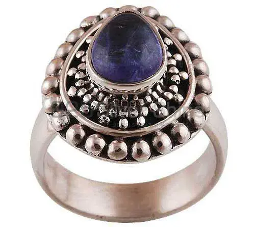 Unique 925 Sterling Silver Handmade Rings Suppliers In Lapis Gemstone Jewelry 925SR2928
