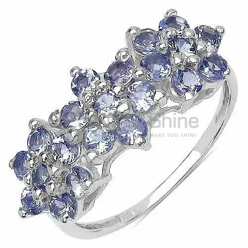 Unique 925 Sterling Silver Handmade Rings Suppliers In Tanzanite Gemstone Jewelry 925SR3259