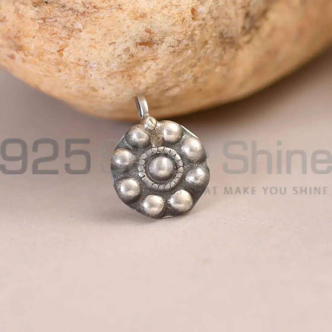 Unique 925 Sterling Silver Nose Pin 925NP10_0