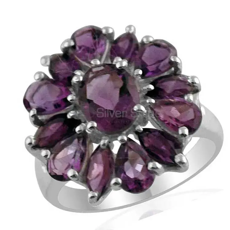 925 Sterling Silver Rings In Amethyst Gemstone Jewelry 925SR1415_1