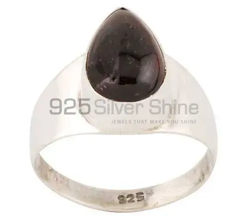 Natural Garnet Sterling Silver Engagement Rings 925SR2834