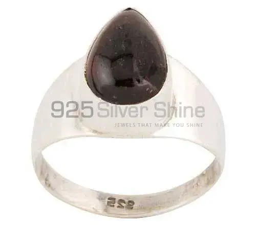 Natural Garnet Sterling Silver Engagement Rings 925SR2834_0