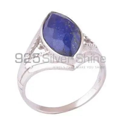 Unique 925 Sterling Silver Rings In Lapis Lazuli Gemstone Jewelry 925SR3911
