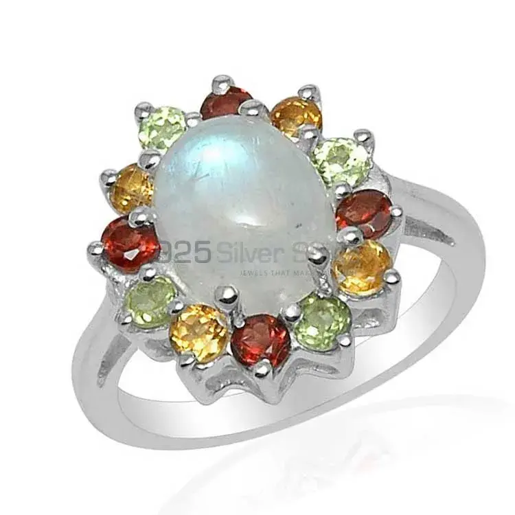 Unique 925 Sterling Silver Rings In Multi Gemstone Jewelry 925SR1494_0