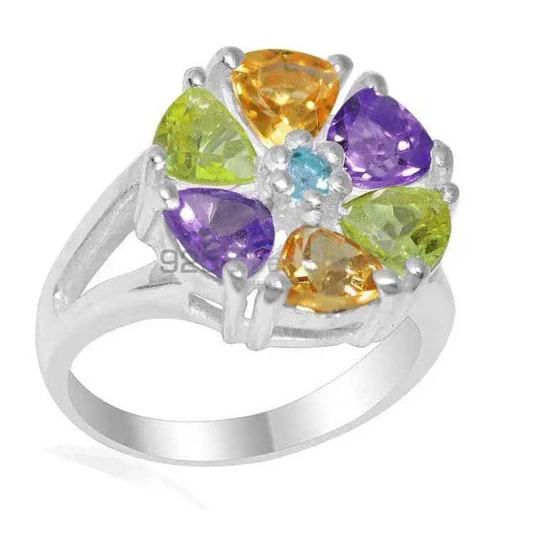 Unique 925 Sterling Silver Rings In Multi Gemstone Jewelry 925SR2193_0