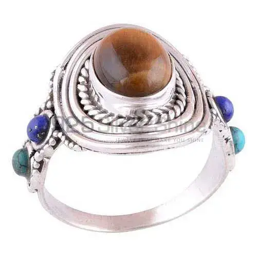 Unique 925 Sterling Silver Rings In Multi Gemstone Jewelry 925SR2992