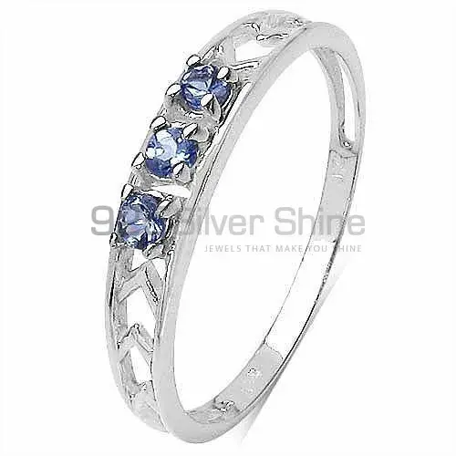 925 Sterling Silver Rings In Tanzanite Gemstone Jewelry 925SR3244_2