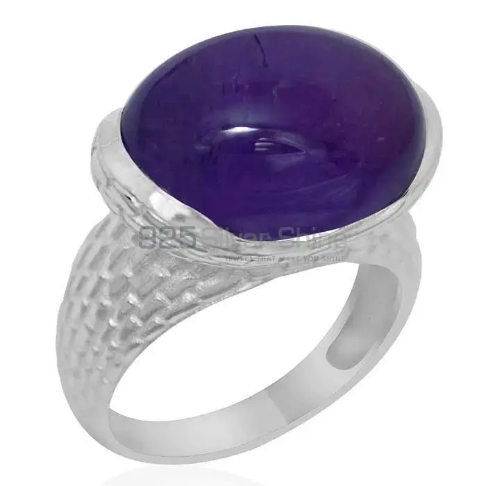 925 Sterling Silver Amethyst birthstone Rings 925SR1887_0