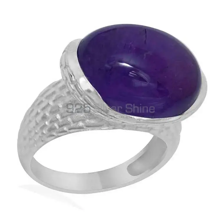 925 Sterling Silver Amethyst birthstone Rings 925SR1887_1
