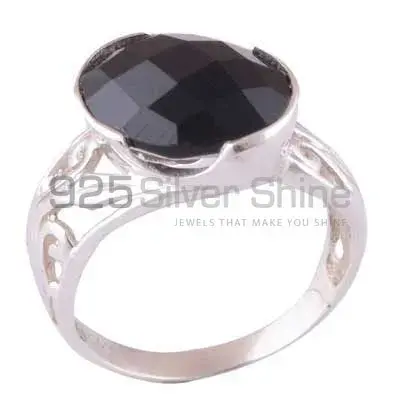 925 Sterling Silver Rings In Black Onyx Gemstone Jewelry 925SR3570