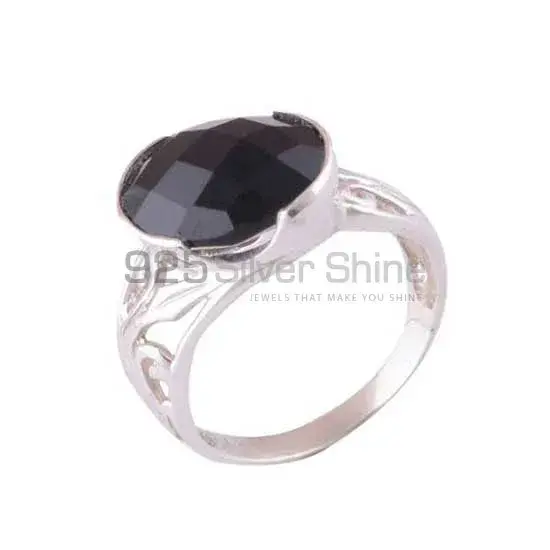 925 Sterling Silver Rings In Black Onyx Gemstone Jewelry 925SR3570_0
