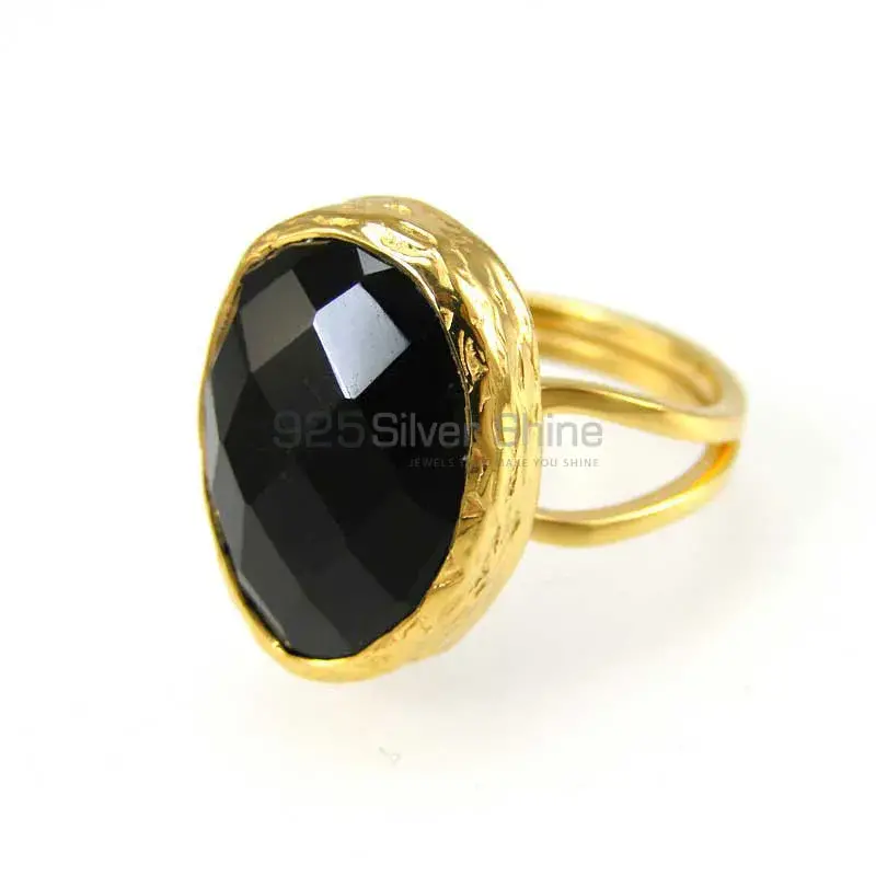 Unique 925 Sterling Silver Rings In Black Onyx Gemstone Jewelry 925SR3806