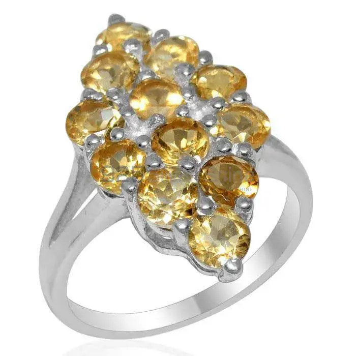 925 Sterling Silver Rings In Citrine Gemstone Jewelry 925SR1966_0