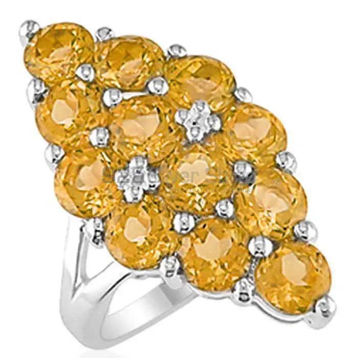 Unique 925 Sterling Silver Rings Wholesaler In Citrine Gemstone Jewelry 925SR1966_0