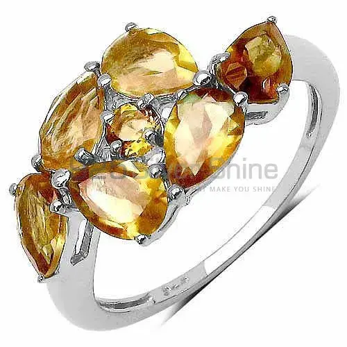 Unique 925 Sterling Silver Rings Wholesaler In Citrine Gemstone Jewelry 925SR3333