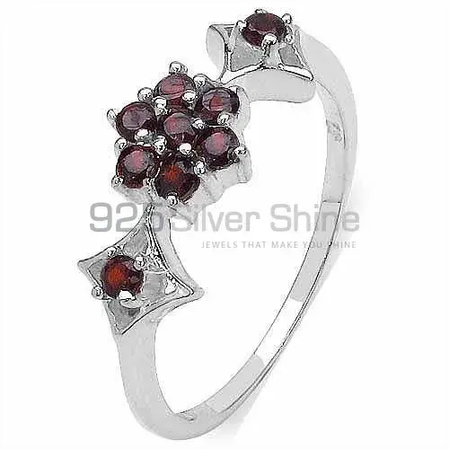 Unique 925 Sterling Silver Rings Wholesaler In Garnet Gemstone Jewelry 925SR3160_0