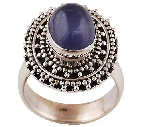 Unique 925 Sterling Silver Rings Wholesaler In Lapis Gemstone Jewelry 925SR2923