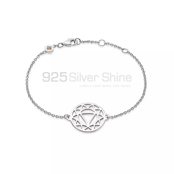 Geometric Minimalist Bracelet In 925 Solid Silver GMMB283