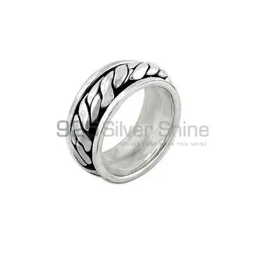 Unique Plain 925 Sterling Silver Rings Jewelry 925SR2681