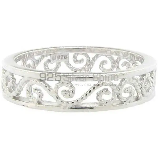 Varieties Plain 925 Solid Silver Rings Jewelry 925SR2708