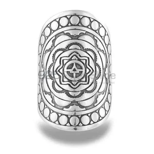 Water Mandala Ring In 925 Sterling Silver 925MR122