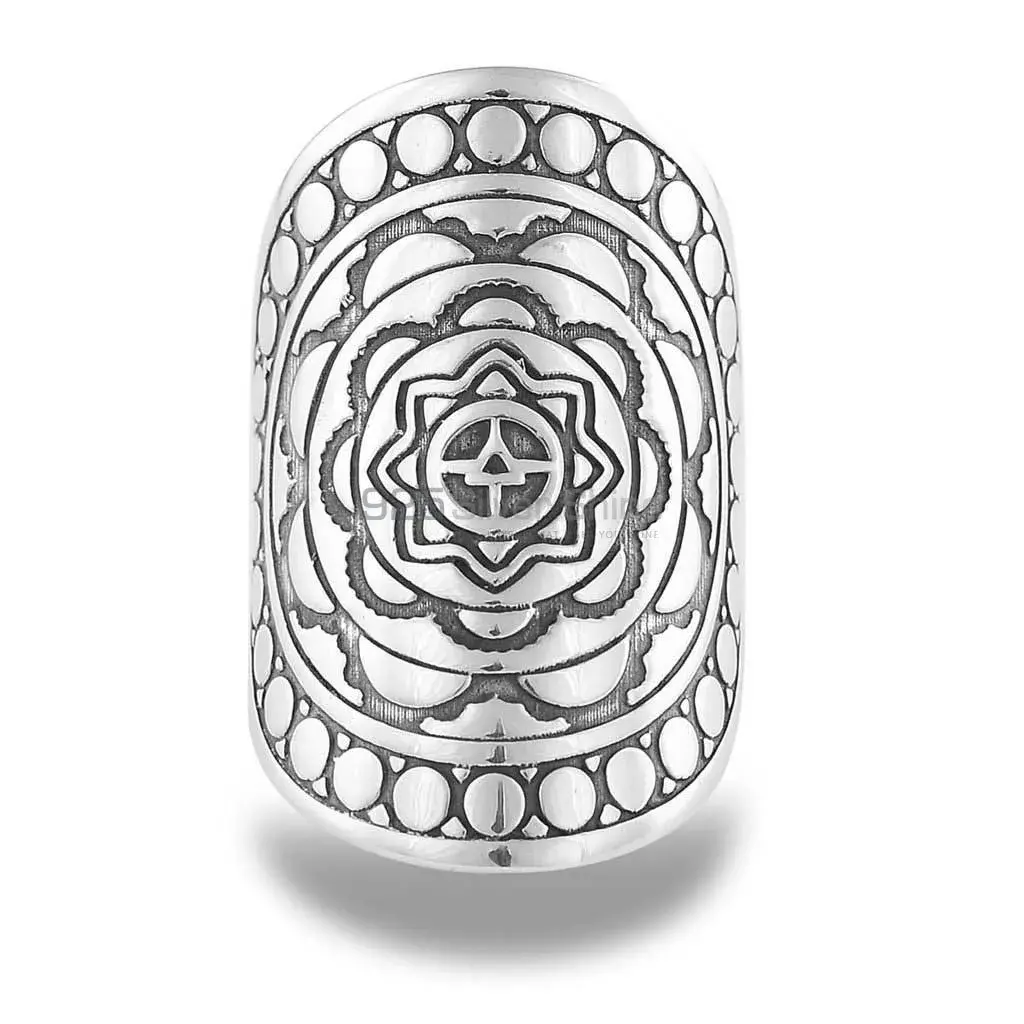 Water Mandala Ring In 925 Sterling Silver 925MR122_0