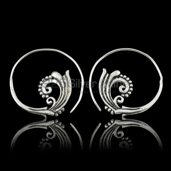 Water Waves Earring In 925 Sterling Silver Jewelry 925ME121