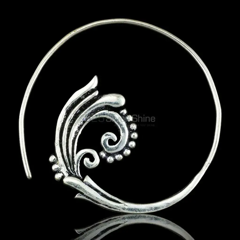 Water Waves Earring In 925 Sterling Silver Jewelry 925ME121_0