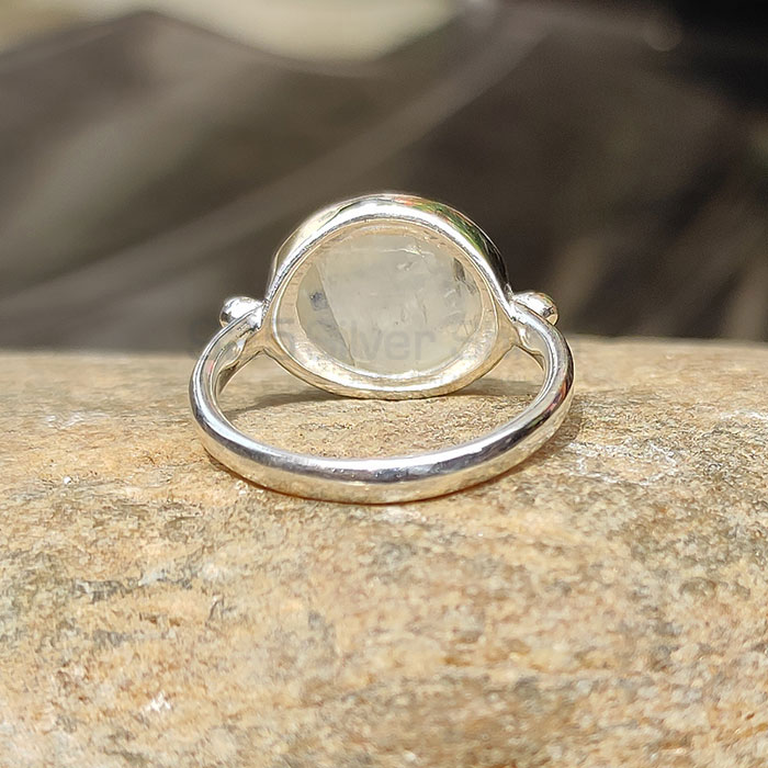 White Rainbow Moonstone Ring In 925 Solid Silver Jewelry SSR62_2