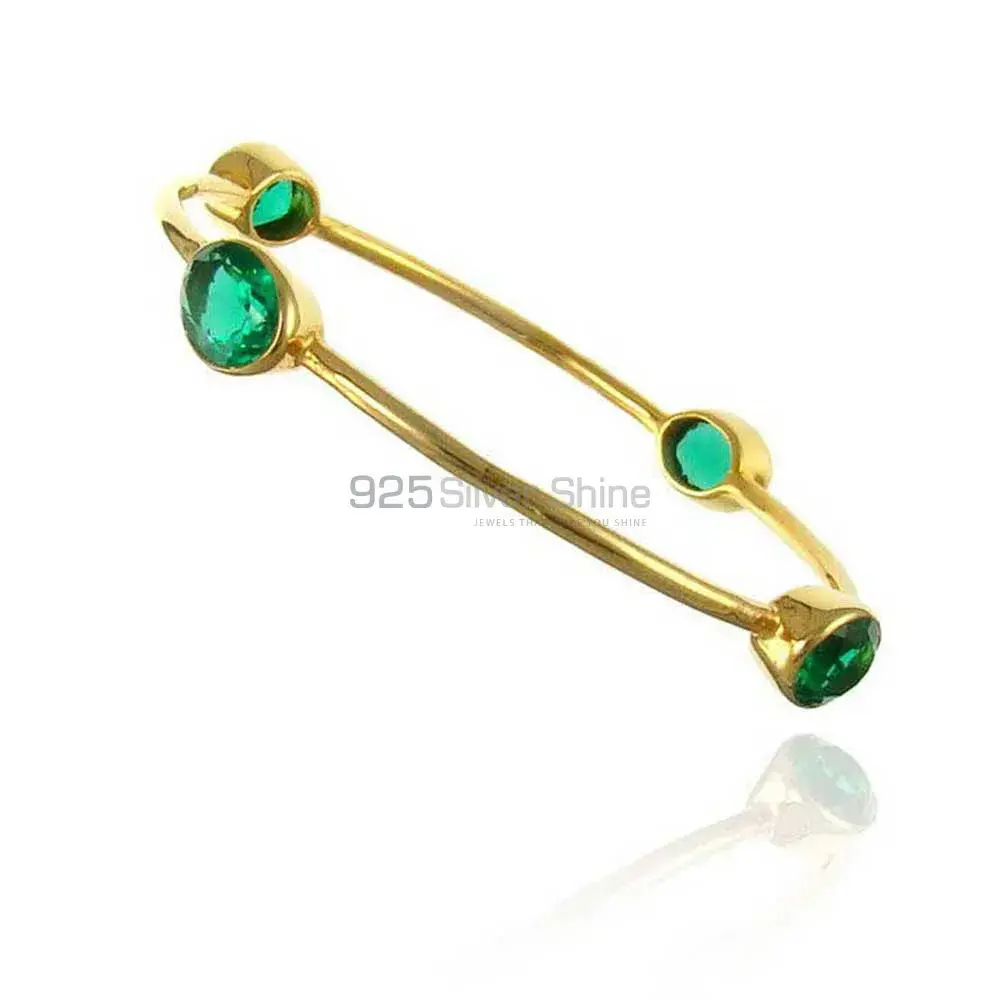 Wholesale 925 Silver Gemstone Bracelets In Gold Vermeil Jewelry 925SSB98