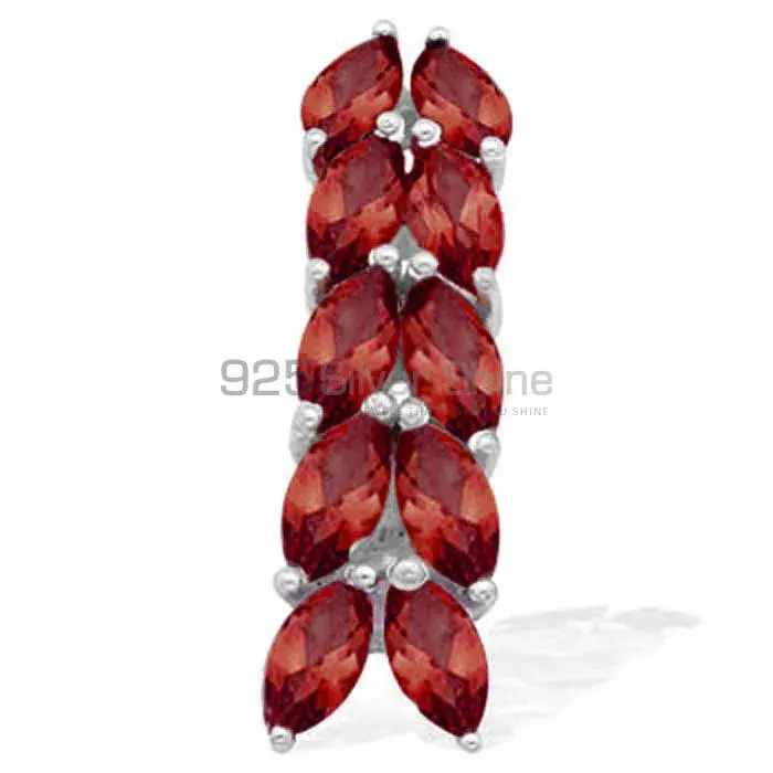 925 Solid Silver Pendants In Garnet Gemstone Jewelry 925SP1539