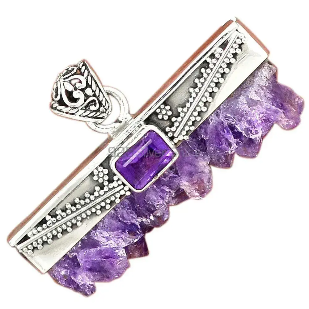 925 Solid Silver Pendants In Multi Gemstone Jewelry 925SP10_0