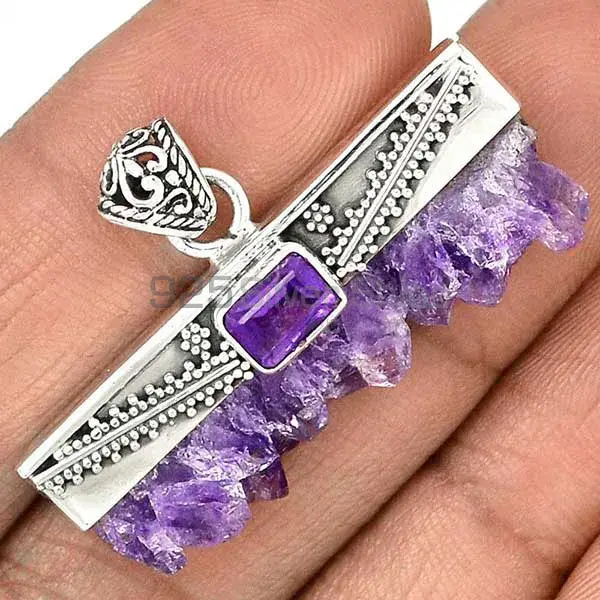925 Solid Silver Pendants In Multi Gemstone Jewelry 925SP10_1