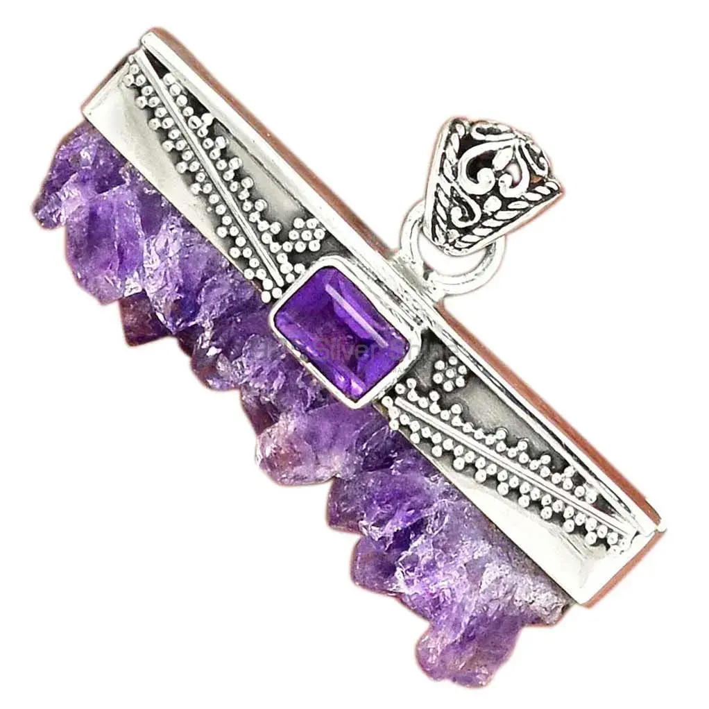 925 Solid Silver Pendants In Multi Gemstone Jewelry 925SP10_3