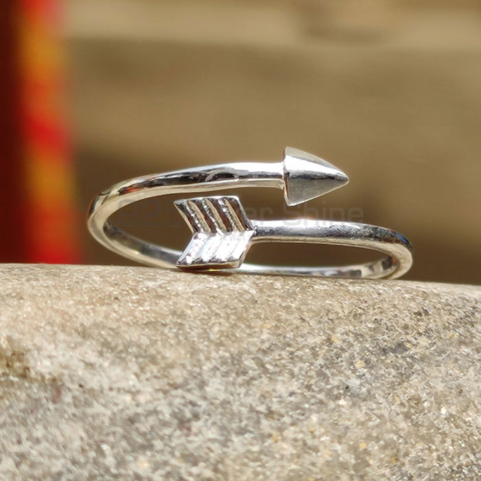 Wholesale 925 Sterling Silver Arrow Adjustable Ring SSR77