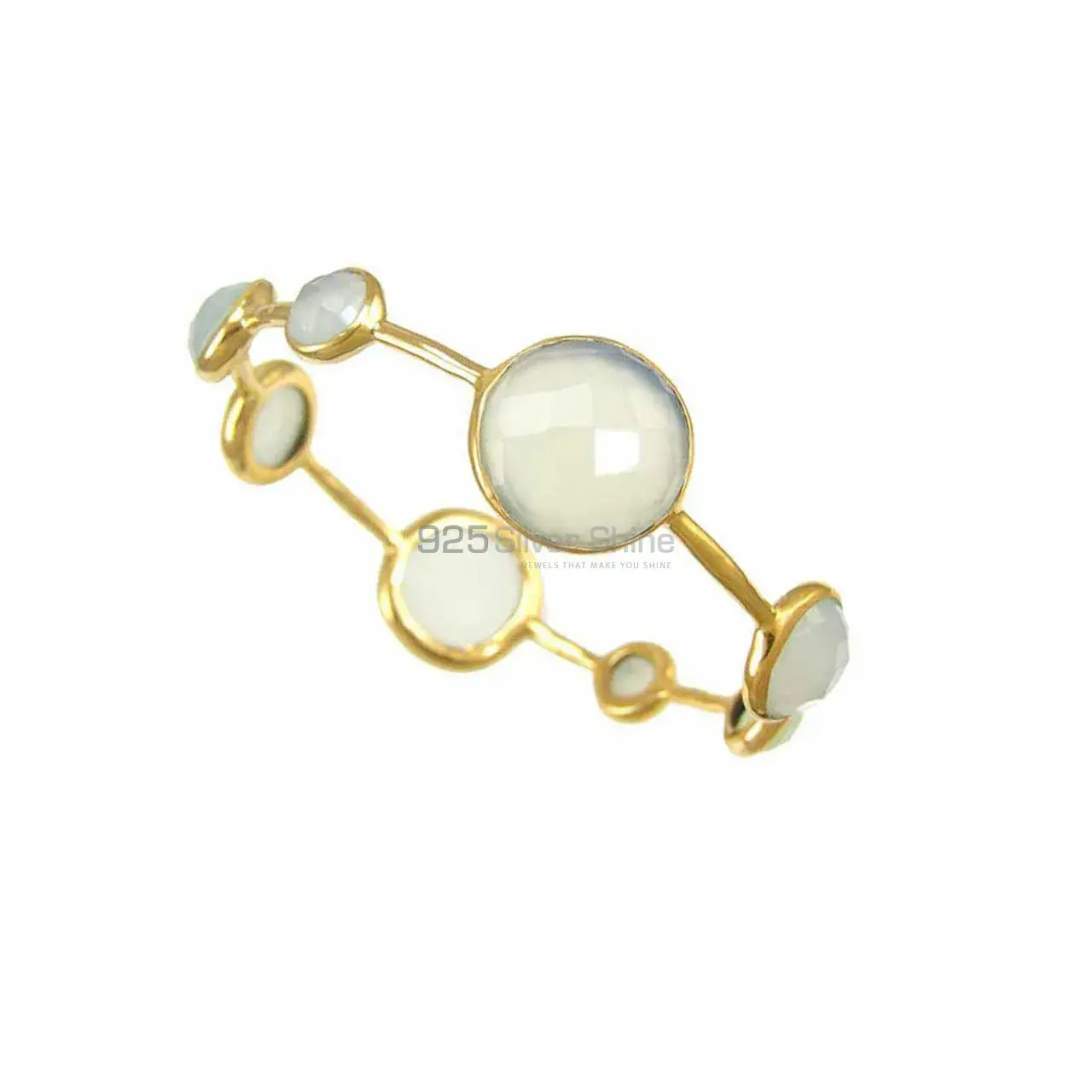 925 Sterling Silver Bracelets In Chalcedony Gemstone 925SSB69_0