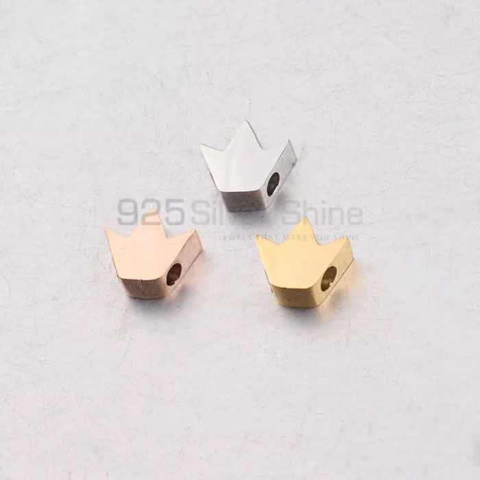 925 Sterling Silver Crown Minimalist Pendant CRMP86