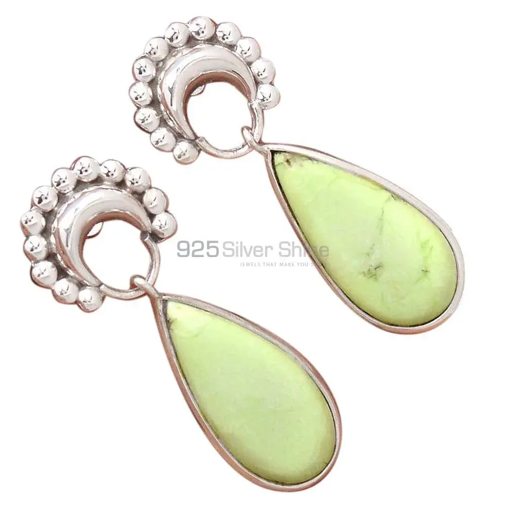 Wholesale 925 Sterling Silver Earrings In Natural Agate Gemstone 925SE2190_1