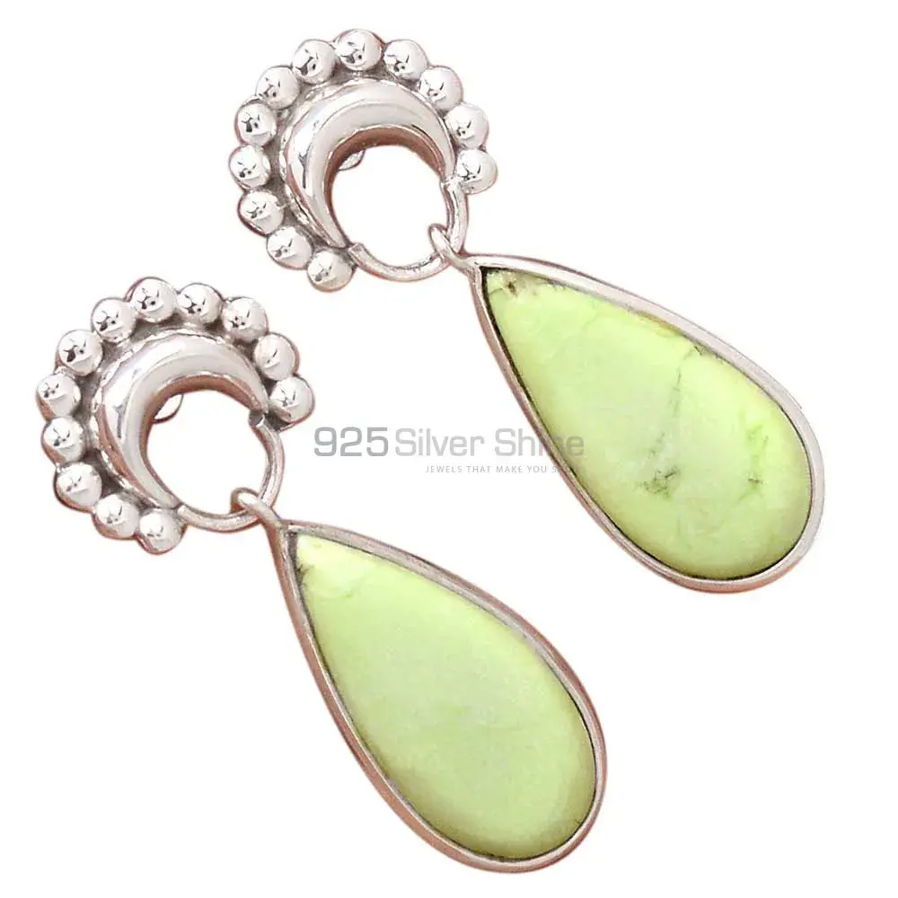 925 Sterling Silver Earrings In Natural Agate Gemstone 925SE2190_2