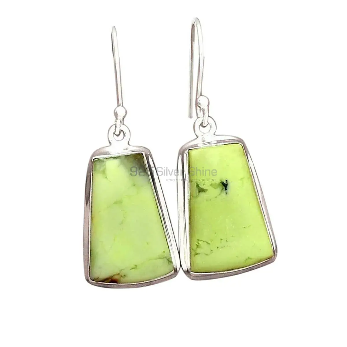 925 Sterling Silver Earrings In Natural Agate Gemstone 925SE2269_0