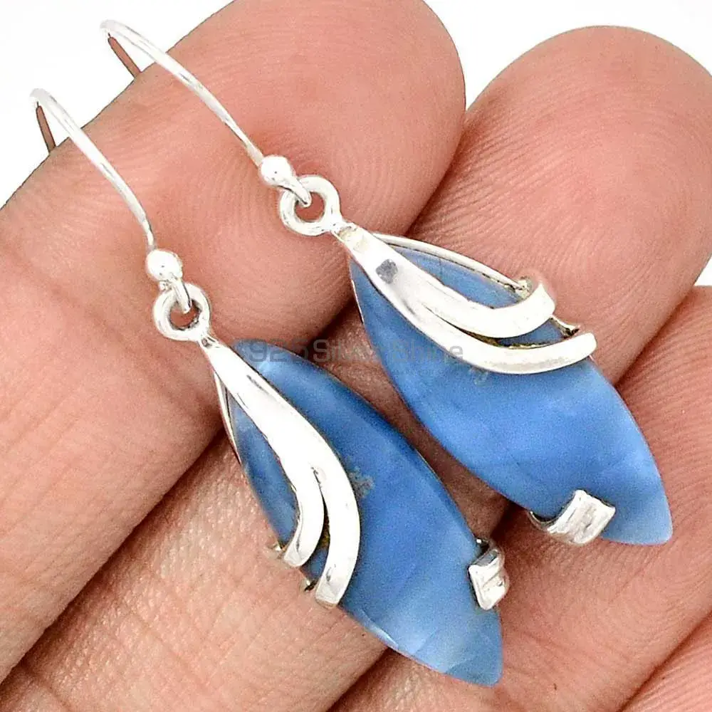 Wholesale 925 Sterling Silver Earrings In Semi Precious Agate Gemstone 925SE2112_0