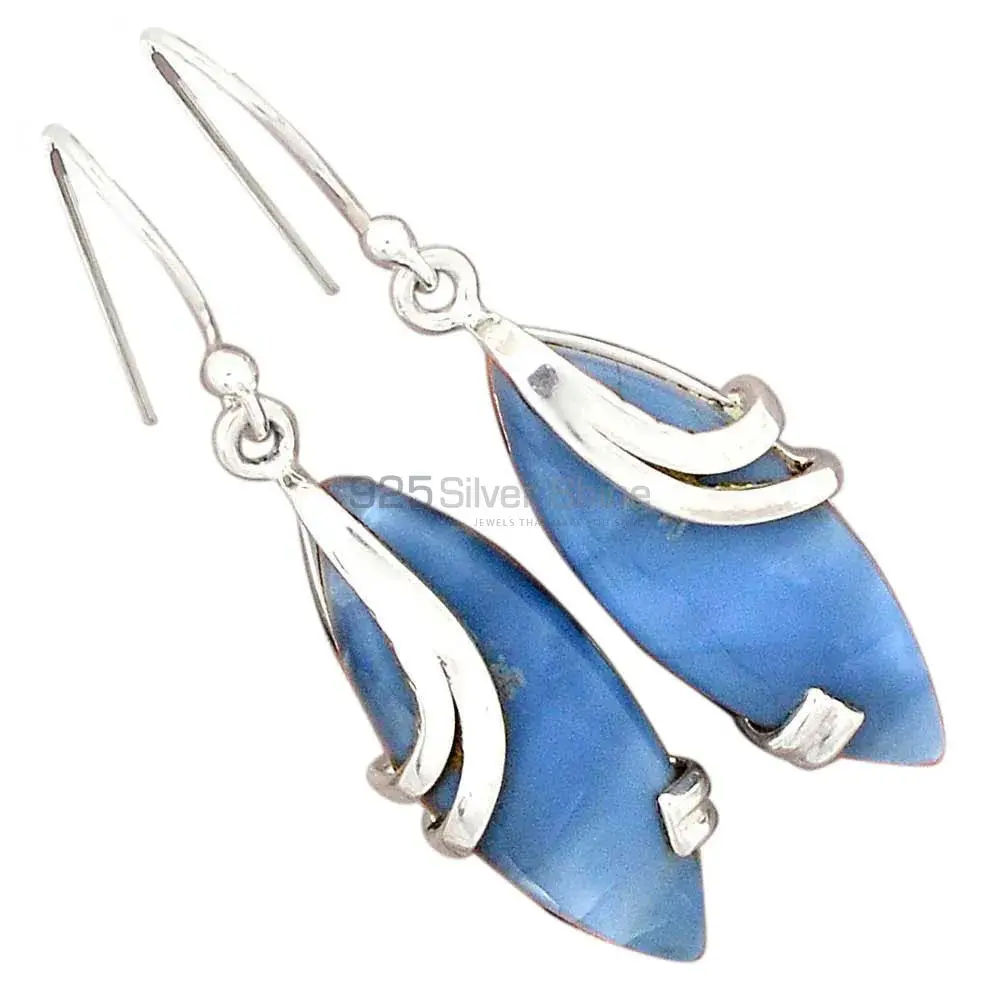 Wholesale 925 Sterling Silver Earrings In Semi Precious Agate Gemstone 925SE2112_1