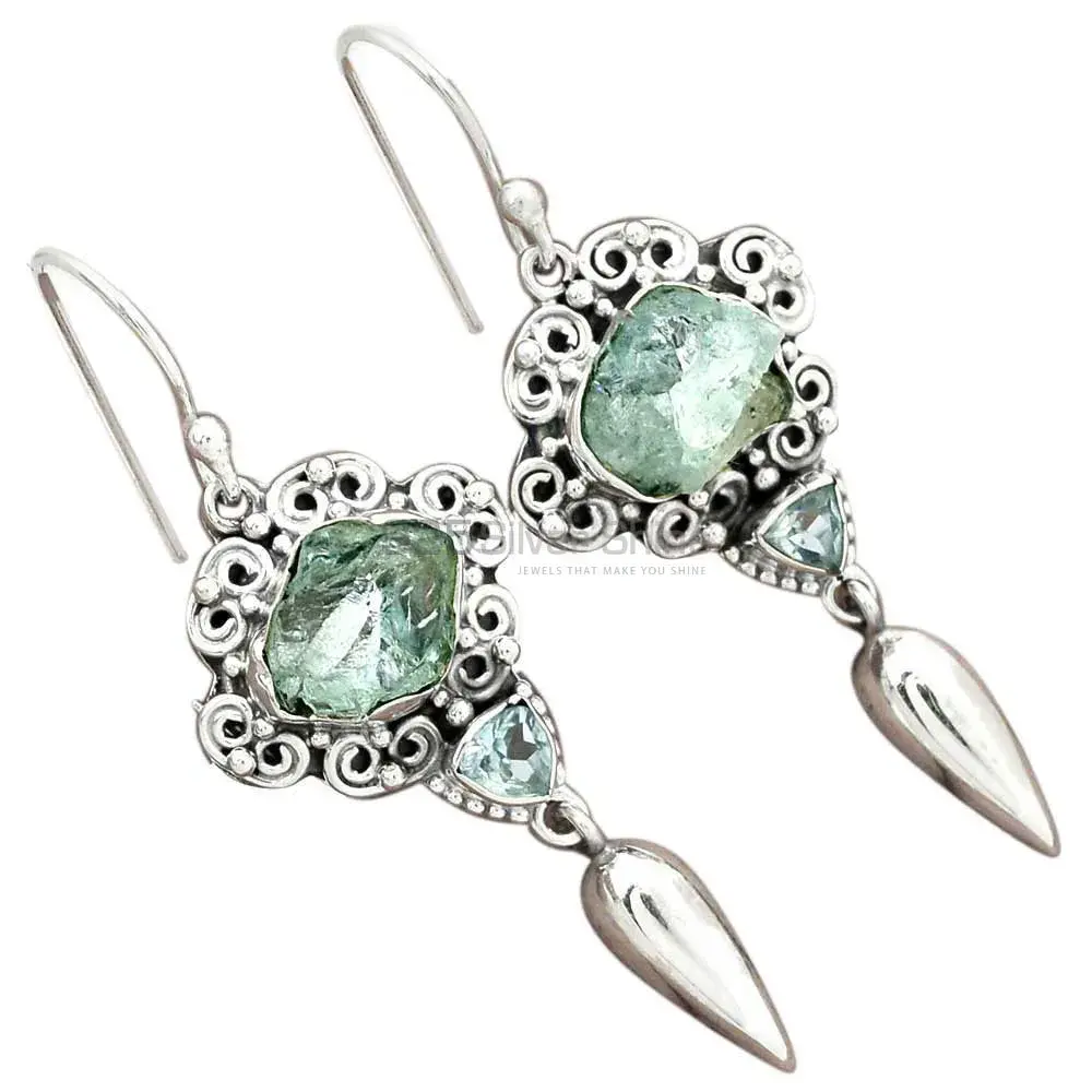 Wholesale 925 Sterling Silver Earrings In Semi Precious Multi Gemstone 925SE2428_1