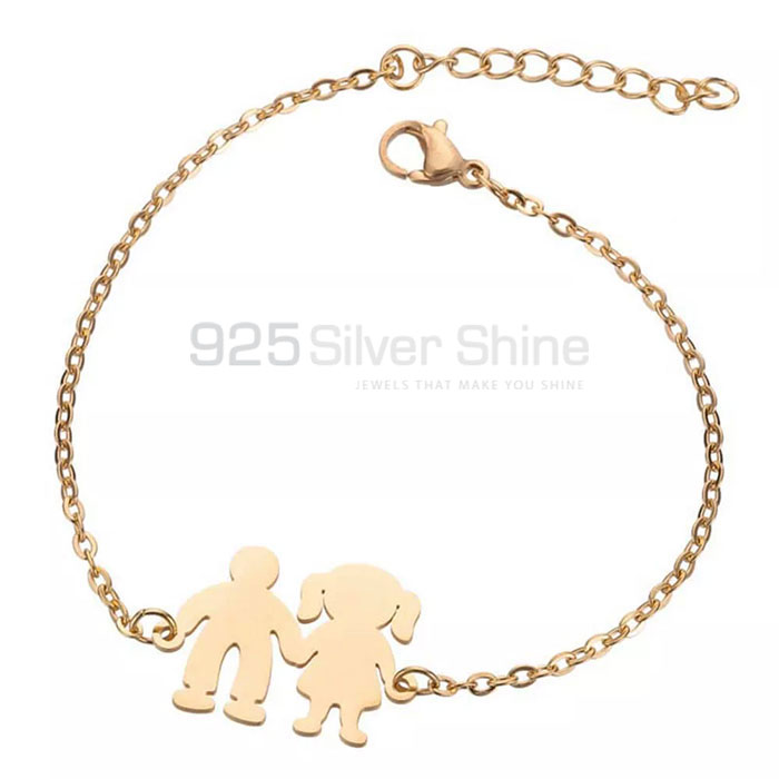 925 Sterling Silver Family Bracelet Jewelry FAMB108