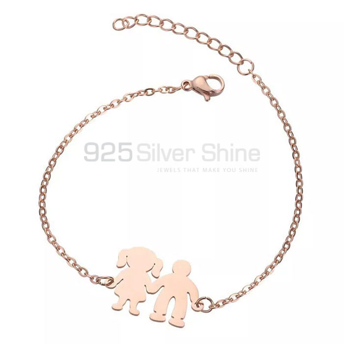 Wholesale 925 Sterling Silver Family Bracelet Jewelry FAMB108_0