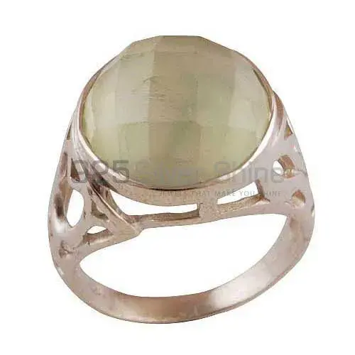 Wholesale 925 Sterling Silver Rings In Genuine Chalcedony Gemstone 925SR3876