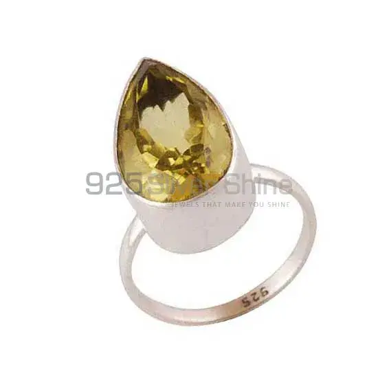 Sterling Silver Anniversary Citrine Rings 925SR3525_0