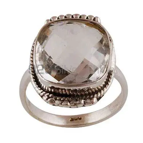 Wholesale 925 Sterling Silver Rings In Genuine Crystal Gemstone 925SR4034