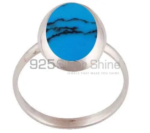 Wholesale 925 Sterling Silver Rings In Genuine Turquoise Gemstone 925SR2878
